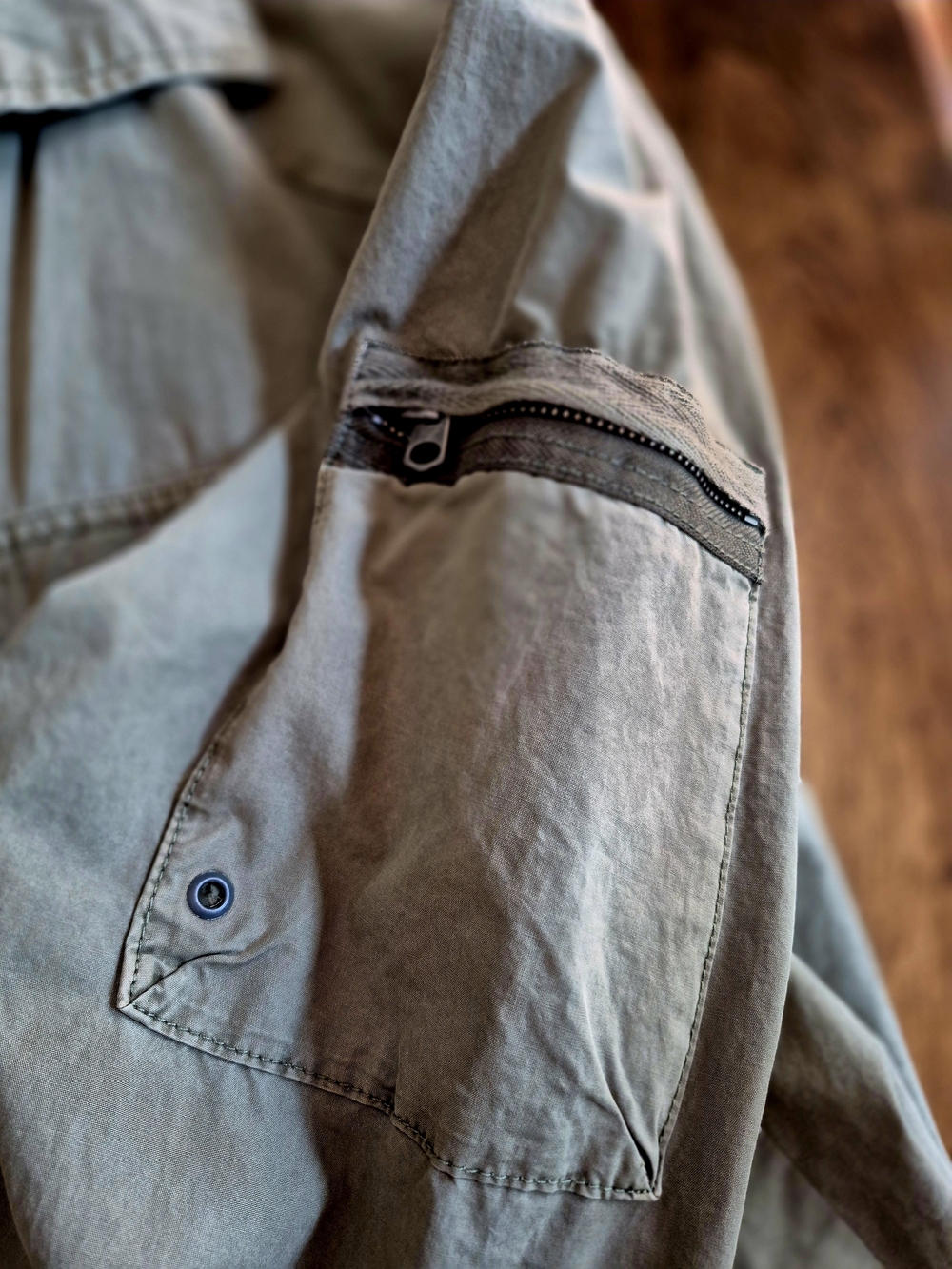 Lucky Brand Men's Lightweight Utility Jacket - Olive Green - Picture 5 of 5